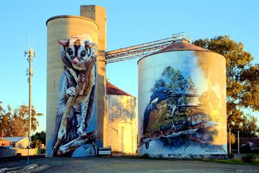 Silo Art, Rochester, Victoria, Australia