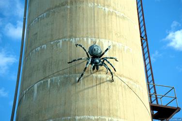 The Big Spider silo art, Urana, New South Wales, Australia