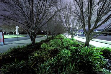 Commonwealth Place at night, Canberra, Australian Capital Territory