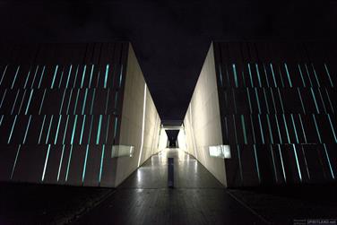 Commonwealth Place at night, Canberra, Australian Capital Territory