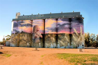 Silo art at Kimba, South Australia