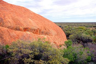 Rock outcrop N-W of Cue, Murchison, Western Australia