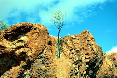 Rock outcrop near Cue, Western Australia
