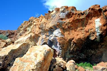 Rock outcrop near Cue, Western Australia