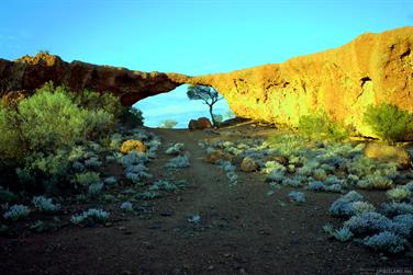 London Bridge rock formation near Sandstone, Western Australia